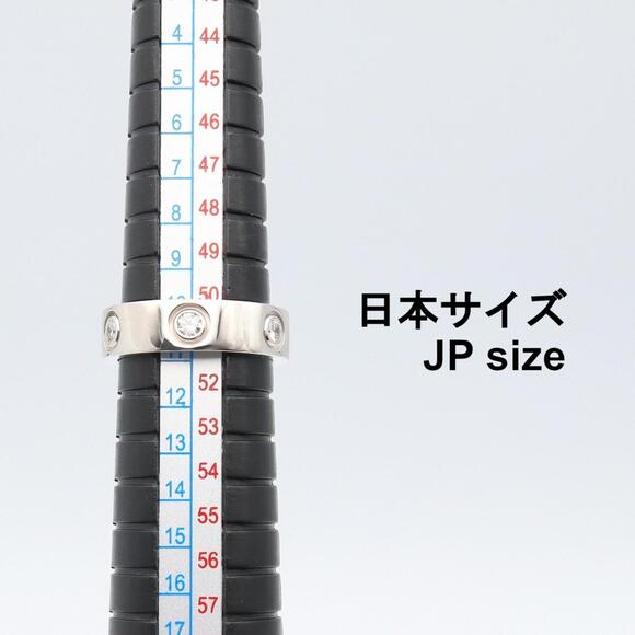 CARTIER Authentic 18k Silver Diamond Love Ring - Picture 5 of 8